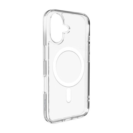 Puro Lite Mag TPU+PC Fodral Kompatibel med MagSafe för iPhone 17 - Transparent med vit ring