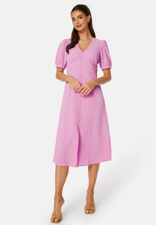 BUBBLEROOM Petronella Structure Dress Lavender Klær