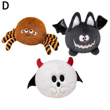 Halloween Gal Gresskar Plysjleketøy Skumle Goth Gaver Furry Tegneserie Plysjdukker