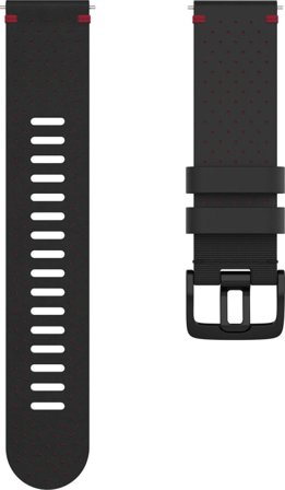 Polar Perforated Leather Wristband 22 Mm electronic accessories translation missing: en.shared.elasticsearch.filter.color.not_defined M/L