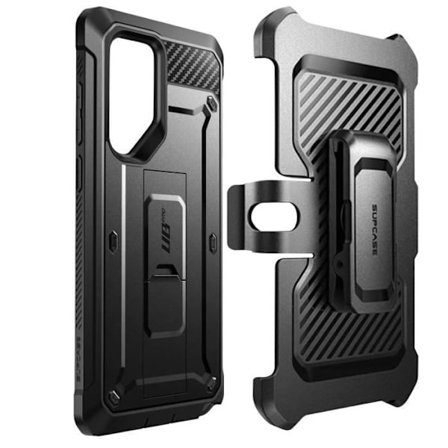 Taske til Samsung S22 Ultra - SUPCASE - Unicorn Beetle Pro - Stødsikker - Kickstand - Sort