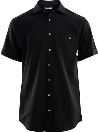 Aclima LeisureWool Short Sleeve Shirt Men Jet Black