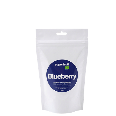 Superfruit Blåbærpulver ØKO, 90 g