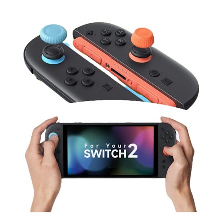 Joy-Con 6in1 JSAUX suddlock för Nintendo Switch 2 konsol Färgade