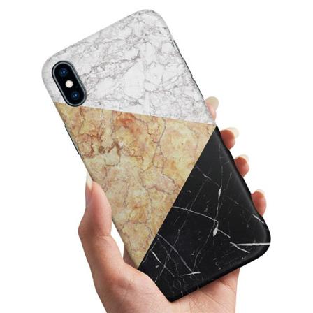 Iphone X - Skal / Mobilskal Marmorskivor Multifärg