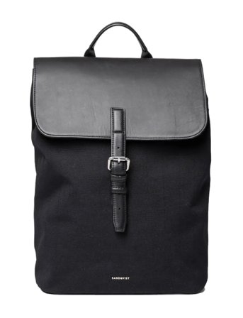 SANDQVIST Everyday Lid Backpack M - Black - M