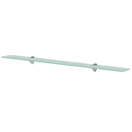 Vidaxl Svävande Hyllor 2 St Glas 100x10 Cm 8 Mm Transparent