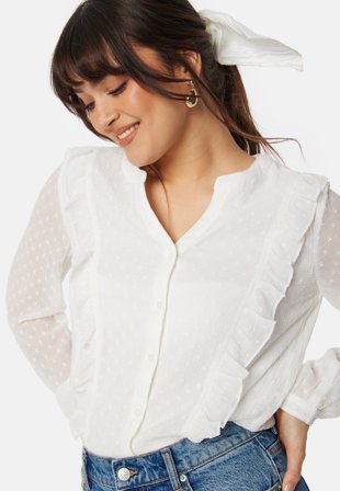 ONLY Onljosephine Famous Life Dobby Cloud Dancer Klær