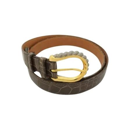 Hermès Vintage, Pre-owned Leather belts Bruin, Dames, Maat:ONE Size