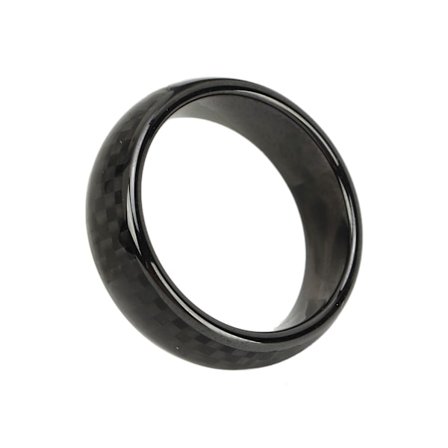 Tesla Model 3 Y X S Smart Keramisk Kolfiber Vattentät Nyckelring 12 21.4mm 0.84in ID