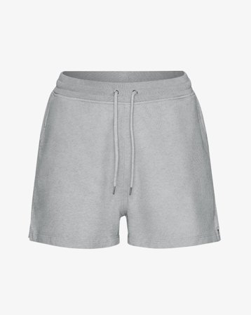 Women Organic Sweatshorts - Heather Grey S
