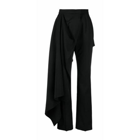 Alexander McQueen Straight Bukser Sort, Dame Bukser