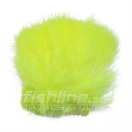 Wolly Bugger Marabou - Fluo Yellow