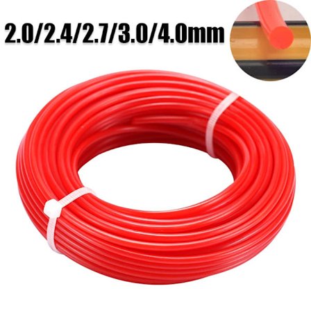 2 mm 2,4 mm 2,7 mm 3 mm 4 mm Rund Firkantet Nylonbørste Græstrimmer Line String Værktøjstilbehør Plæneklipper