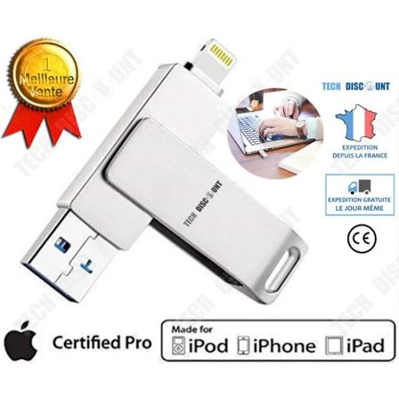 Disque U - TD - 64GB - USB3.0 - Lätt - Multi-kompatibel