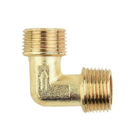 Luftpumpe Albue Fittings 90 Graders Albue Kobling Luftkompressor Pumpe Albue Aflæsser Pneumatisk Hurtig Samling Kompressor Stik