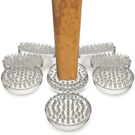 Furniture Coasters for Carpet Protection - No More Furniture Foot Marks On Your Carpet - 8 Pack (4.7 cm Diameter)