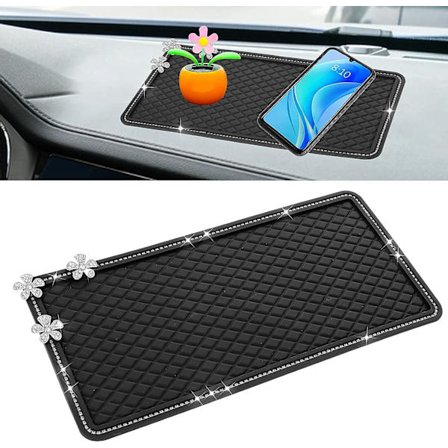 1 stk Svart Bil Dashbord Anti-Skli Matte Universal Bil