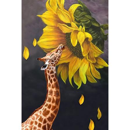 30x40 cm Vuxna Barn 5D Gör-det-själv set - Sunflower G