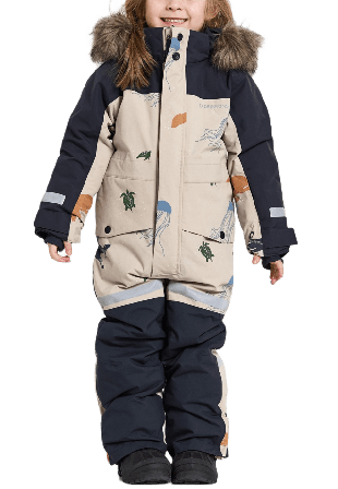 Didriksons Bjärven Kids Coverall Ytterplagg Unisex Blå 130