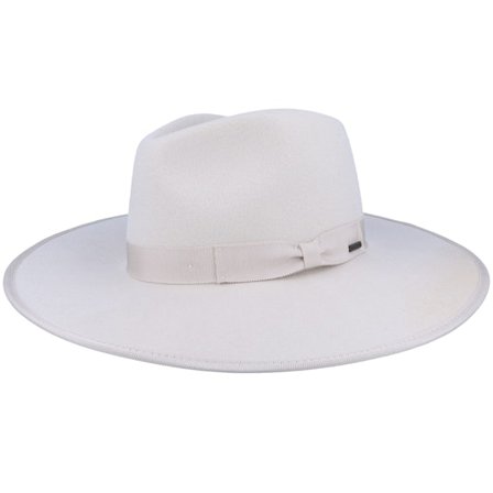 Brixton - Branco fedora Chapéu - Jo Rancher Dove Fedora @ Hatstore