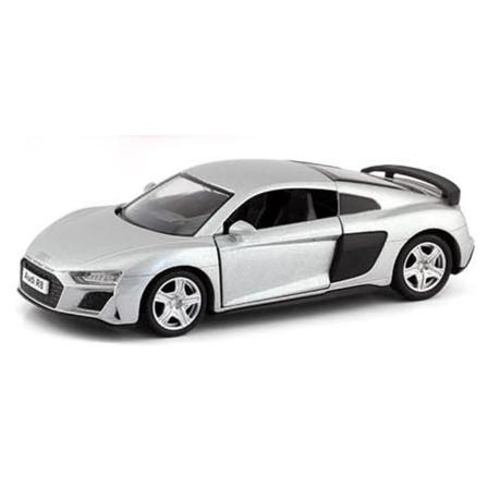Vn Cars 1:32 Bilar Metall Pullback 13cm Audi R8 Coupe Silver 70