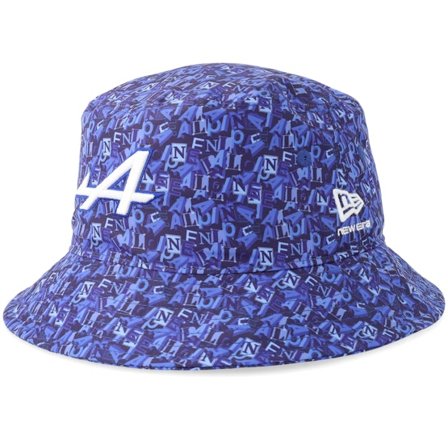 New Era - Alpine F1 26 All Over Print Tapered Navy Bucket Bucket Blue Hat - Motor @ Hatstore