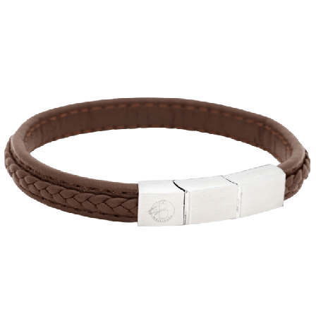 by BILLGREN Lux | Läderarmband Accessoarer Herr Brun 21 cm