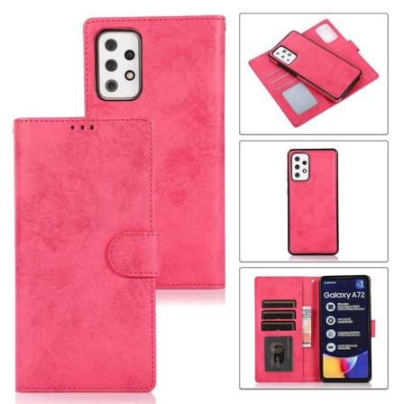 Samsung Galaxy A52 - Elegant LEMAN lommebokdeksel Rosa