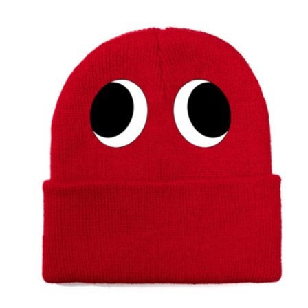 Rainbow Friends stickad mössa tryckt mössa Barn vinterpresent