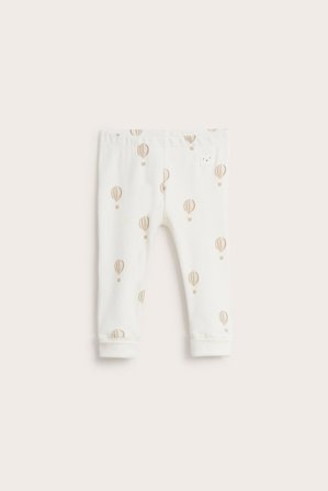Kappahl | Ribbade leggings | Beige