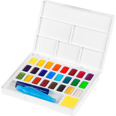 Faber-Castell Aquarell-Set 24 Farben + Wasserpinsel