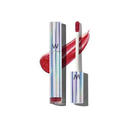Wonderskin Wonder Blading Top Gloss Red Glitter, Makeup, Læber, Lipgloss