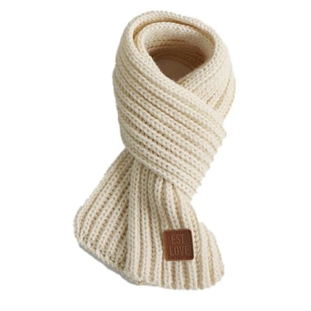 Småbørns Halstørklæde til Drenge og Piger Vinterstrikket Varmt Halstørklæde Halsvarmer