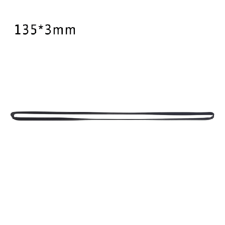 3 mm brett platt drivrem för skivspelare gummi rem för LP vinyl skivspelare Phono 135 mm