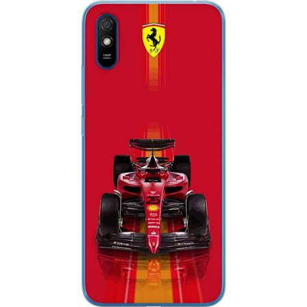 Yhteensopiva Puhelinkuori Xiaomi Xiaomi Redmi 9A Ferrari Formula 1 -auto ikonisessa punaisessa muotoilussa urheilullisella tarkkuudella