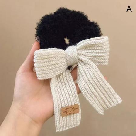 Nye Scrunchie Damer Varmt Hår Scrunchies Vinter Strik Hårbånd A