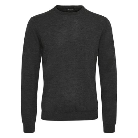 Matinique, Margrate Merino knitwear Szary, Mężczyzna, Rozmiar: M
