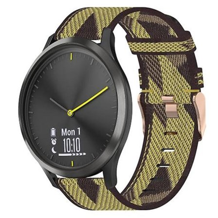 Garmin Vivomove Hr Sport 20 mm: nylon watch ranneke