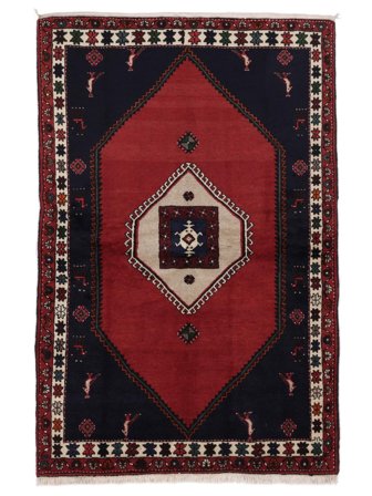 130X200 Alfombra Klardasht Oriental Negro/Rojo Oscuro (Lana, Persia/Irán) Carpetvista
