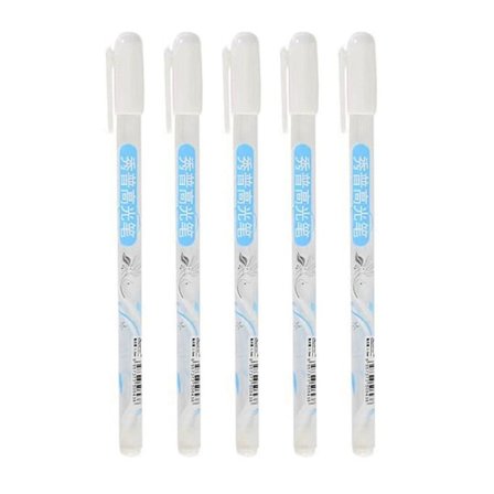 pcs 0,8 mm vit penna skiss fineliner penna överlägsen hög ljus