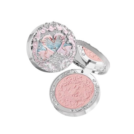 Præget Blush, Pink Mat Pudder Blush til Kinder, Opbyggelig Naturlig Finish til Alle Hudtoner, Daglig Brug og Gaveæsker (02 Romantl