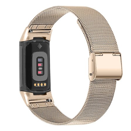 Fitbit Charge 5 armband rostfritt stål Guld