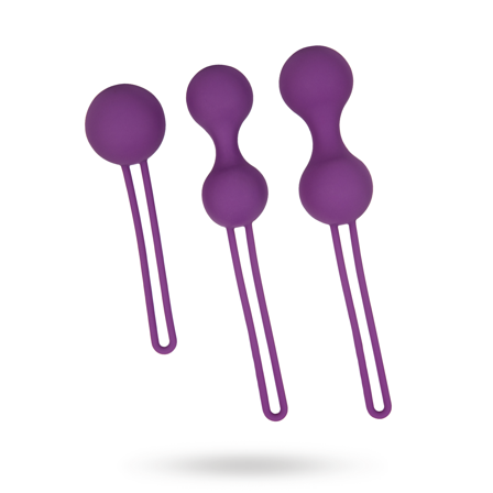 Kegel Balls Set - Dark Purple - Inspireras av sexleksaker från vuxen.se - Presenter, julklappar, dildos, knipkulor, vibratorer & massagestavar.