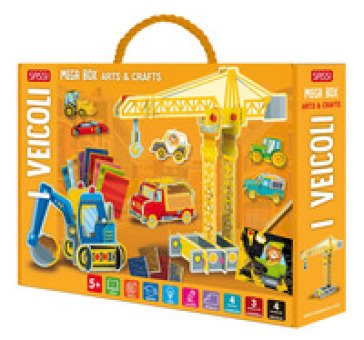 Veicoli. Mega box arts & crafts. Ediz. a colori. Con 4 fondali. Con 3 modelli 3D. Con 4 modellini