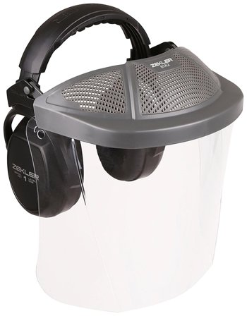 Zekler 380686600 Hørselvern med visir og visirholder, Hørselvern