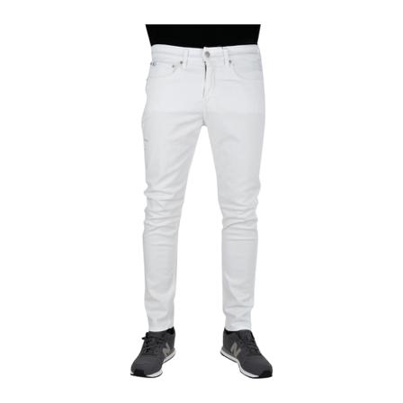 Calvin Klein Jeans Slim-fit Broek , Wit , Heren , Maat: W38