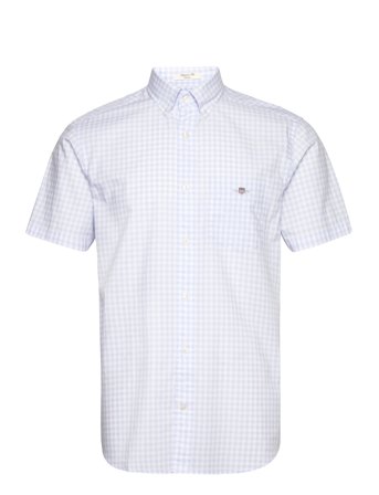 GANT | Reg Poplin Gingham Ss Shirt | S