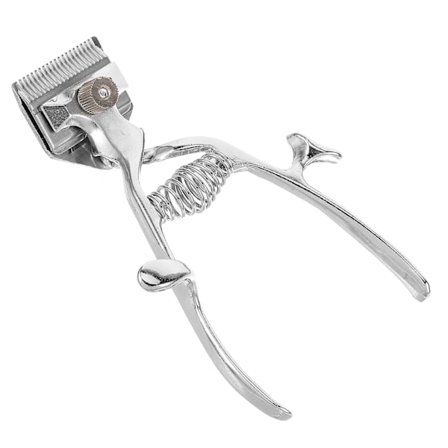 Gammel Manuell Hårklipp Maskine Trimmer Rustfrit Stål Frisør Ikke-elektrisk Saks Grooming Cutter