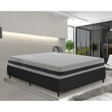 Avtagbar femlagers memory foammadrass Arezzo modell 160 x 200 cm